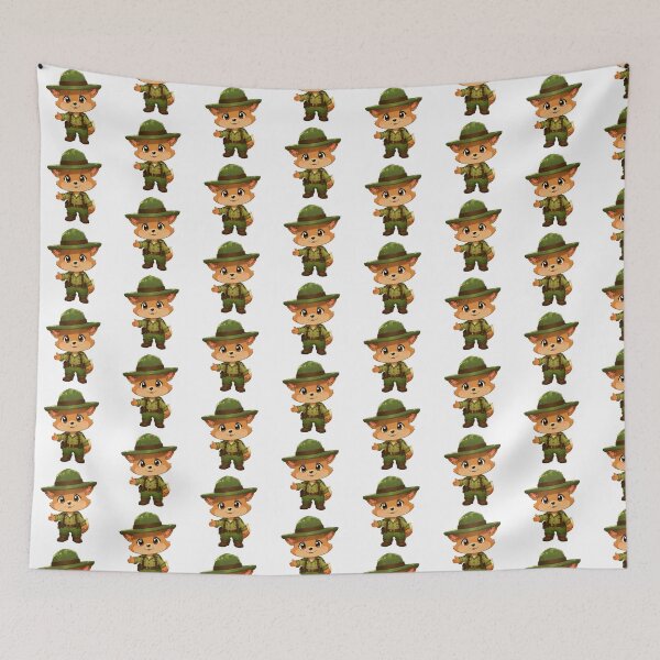 Item preview, Park Ranger Fox: A Woodland Guardian!  designed and sold by LaughingPuppy.