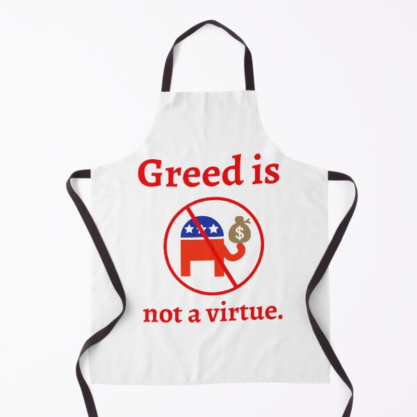 Item preview, Greed is not a virtue  designed and sold by Rachel the Artist .