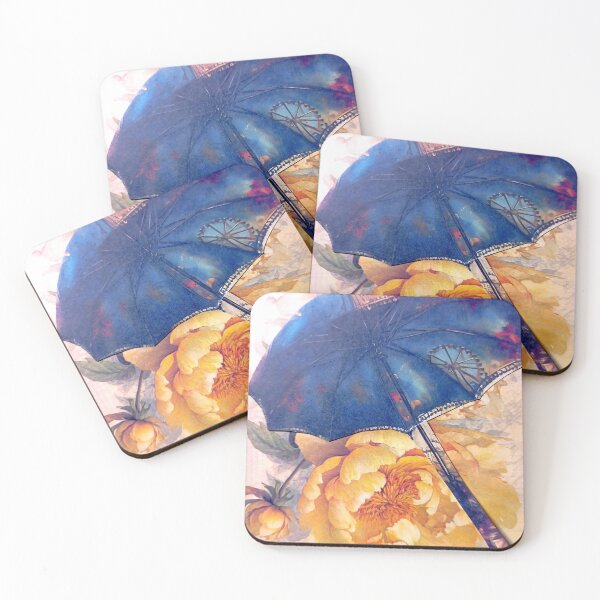 Item preview, umbrella and flower designed and sold by Koh..