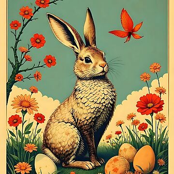 Artwork thumbnail, Rabbit Poster by FestivityFinds