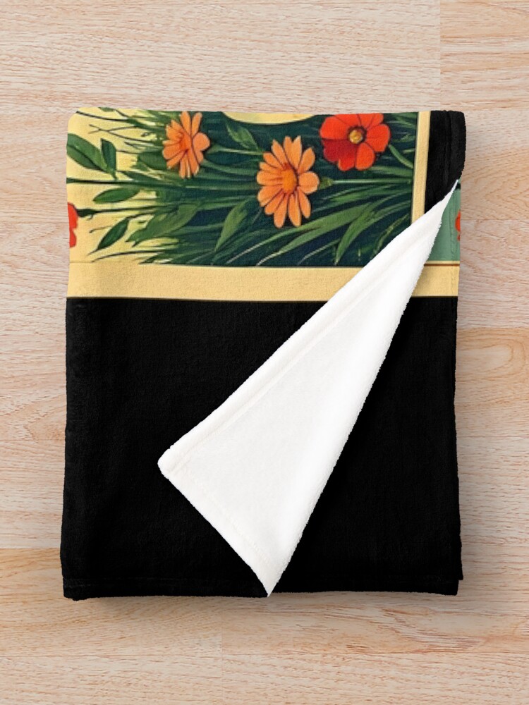 Thumbnail 3 of 6, Throw Blanket, Rabbit Poster designed and sold by FestivityFinds.