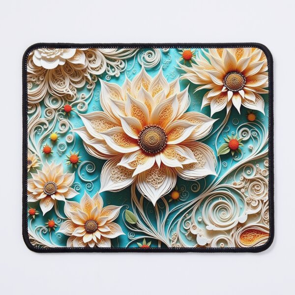 Item preview, filigree flowers designed and sold by Beyond The Canvas.