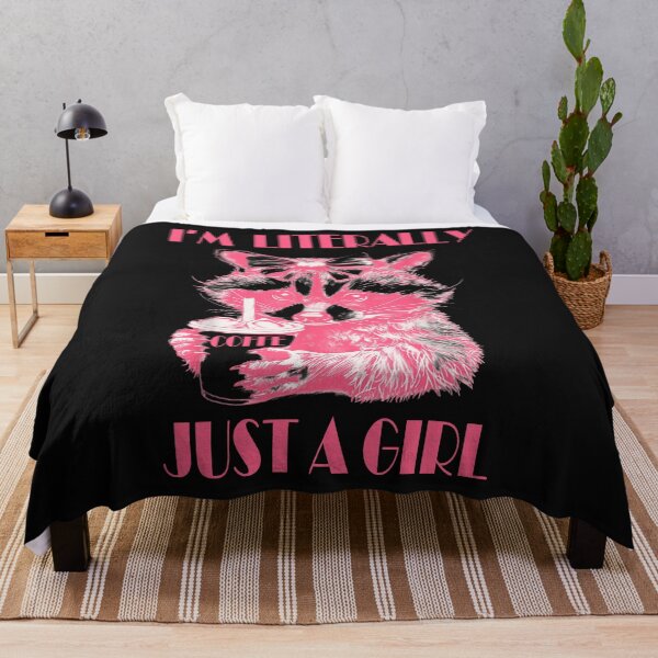 Item preview, I'm Literally Just a Girl coffee Funny Raccoon Cute For Women designed and sold by MOHAMED FRASER.
