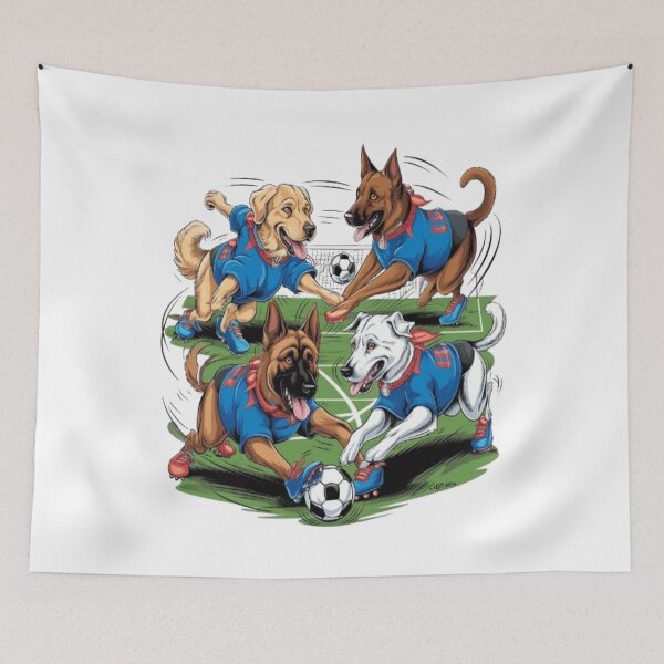 Item preview, Soccer Dogs – Golden Retriever, Shepherd, and More! designed and sold by Petpixy.
