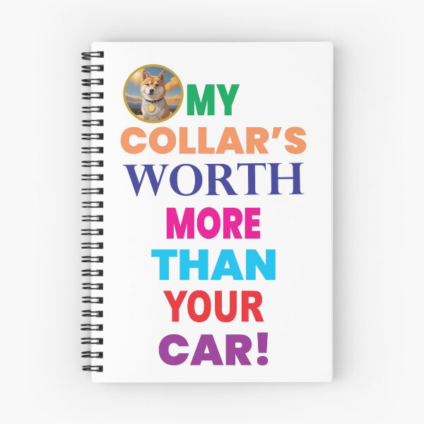 Item preview, Crypto Shiba Inu: My Collar's Worth More Than Your Car! designed and sold by Zini-ArtStudio.