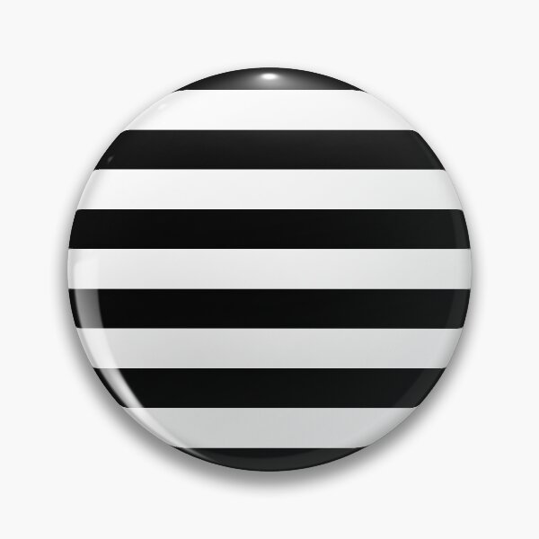 Item preview, Black and White Horizontal Stripes designed and sold by starrylite.