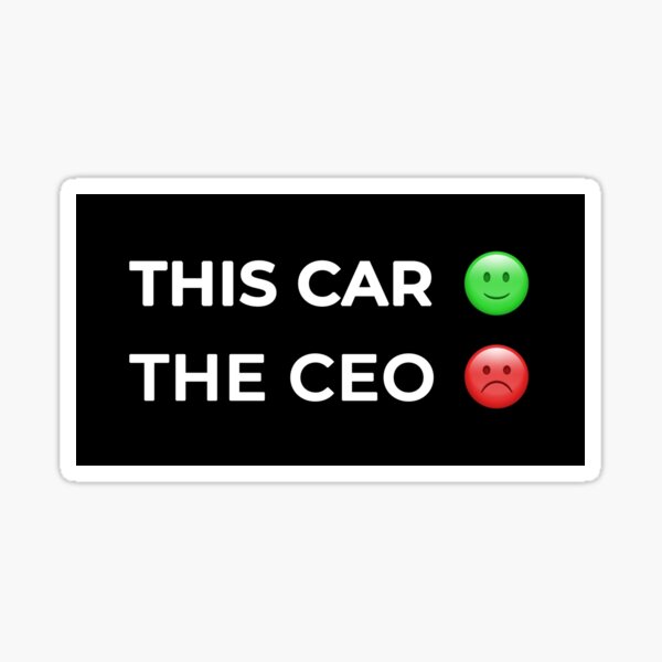 Item preview, Good Car, Bad CEO  designed and sold by ceomg.