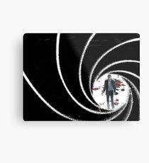 Graphic James Metal Print