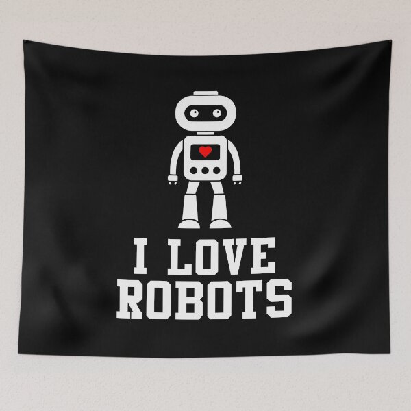 Item preview, Robot Love – Futuristic AI Art Tee for Tech Enthusiasts designed and sold by Spyshirt.