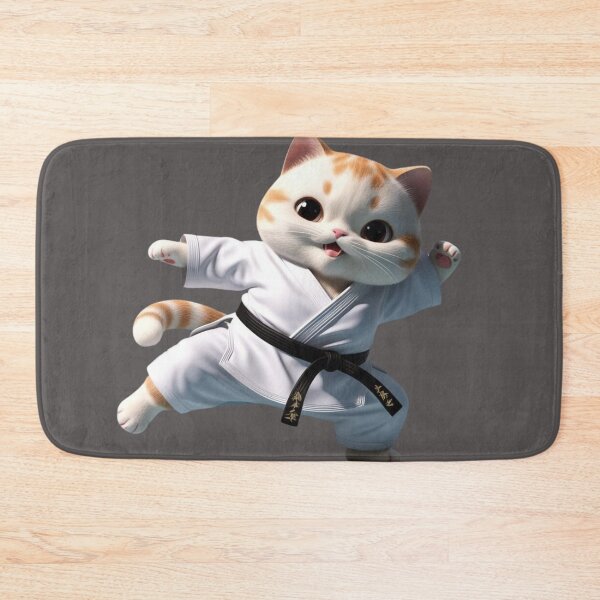 Item preview, Kawaii Karate Cat – Martial Art for Fans designed and sold by All Creative Designer.