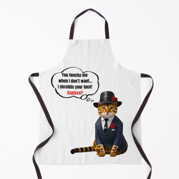 Item preview, Mafia Boss Bengal Cat | Funny "Don't Touch Me" Cat Attitude Design designed and sold by Fredster1966.