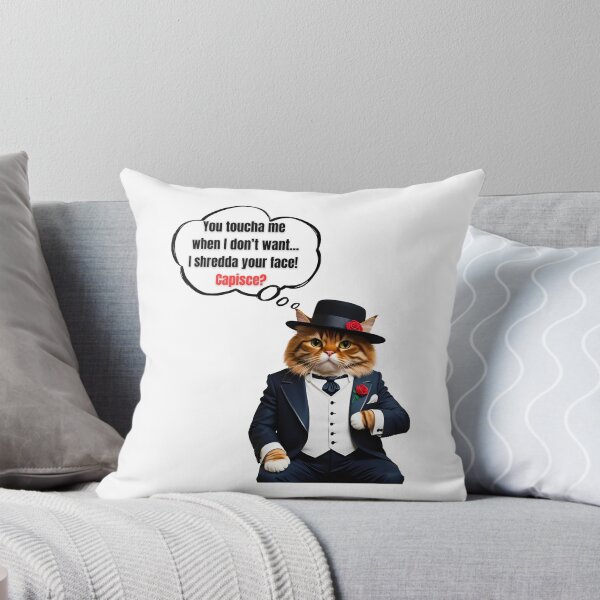 Item preview, Mafia Boss Persian Cat Funny Warning Design for Kitty Lovers designed and sold by Fredster1966.
