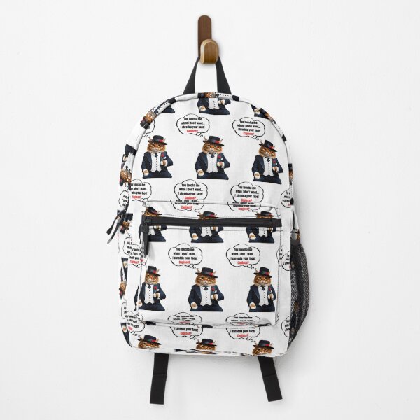 Item preview, Mafia Boss Persian Cat Funny Warning Design for Kitty Lovers designed and sold by Fredster1966.