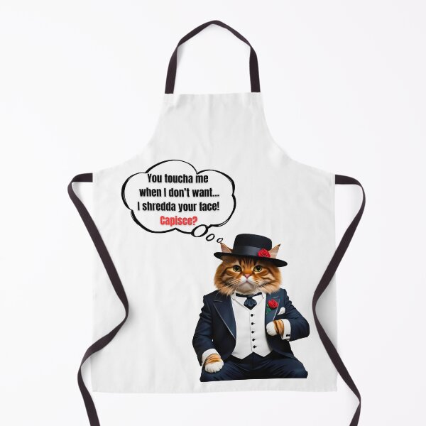 Item preview, Mafia Boss Persian Cat Funny Warning Design for Kitty Lovers designed and sold by Fredster1966.