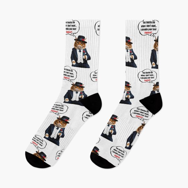 Item preview, Mafia Boss Persian Cat Funny Warning Design for Kitty Lovers designed and sold by Fredster1966.