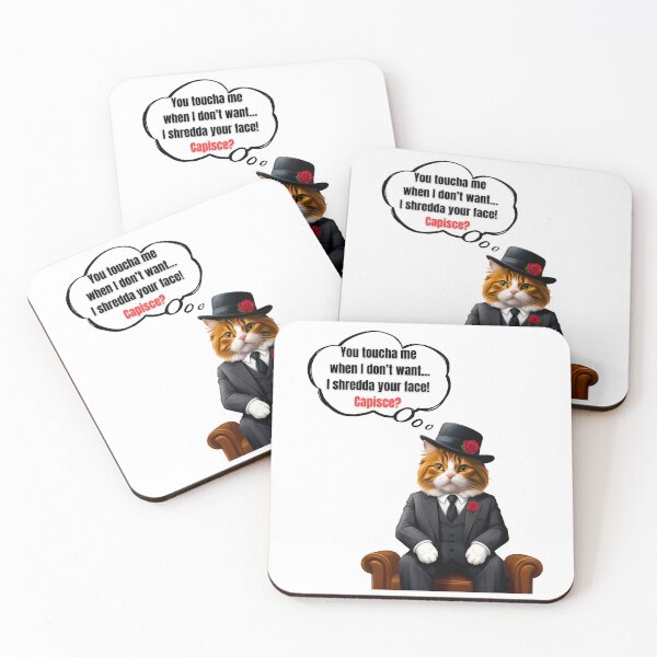 Item preview, Mafia Boss Orange Cat Funny Design | Cute Orange Cat in Suit with Attitude designed and sold by Fredster1966.