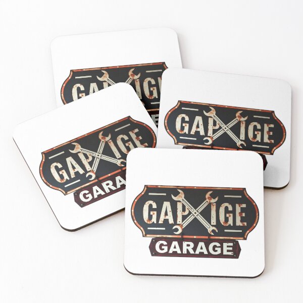 Item preview, Rust & Wrenches – Vintage Garage Metal Sign designed and sold by Fiercest128.