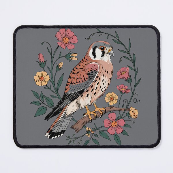 Item preview, American Kestrel Among Wildflowers designed and sold by BirdsnStuff.