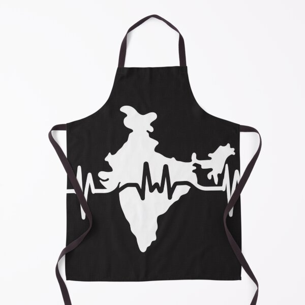 Item preview, “India in My Heartbeat” T-Shirt – Stylized Heartbeat Line with India Outline designed and sold by KumarDesignLab.