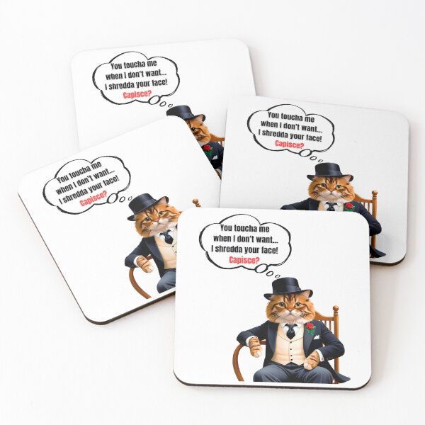 Item preview, Mafia Boss Cat Funny Design | Cute Cat in Suit with Attitude Quote designed and sold by Fredster1966.