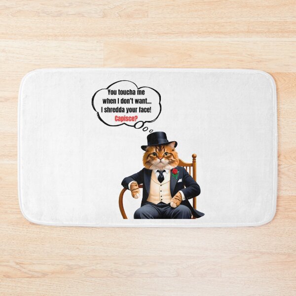 Item preview, Mafia Boss Cat Funny Design | Cute Cat in Suit with Attitude Quote designed and sold by Fredster1966.