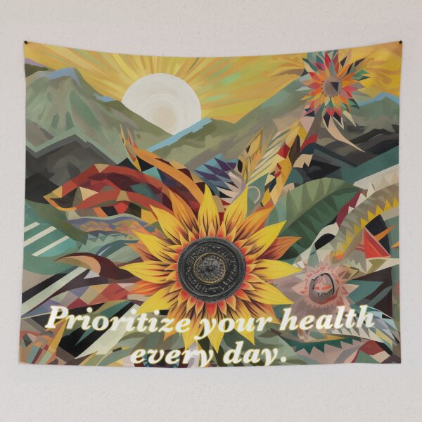 Item preview, Prioritize your health every day. designed and sold by fanzen69.