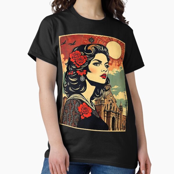 Vista previa del artículo con la obra «Cartel de San Antonio, hermoso cartel de arte pop de mujer.», diseñado y vendido por FestivityFinds.