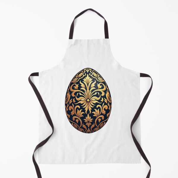 Item preview, Elegant Golden Filigree Easter Egg Digital Art Print designed and sold by www.contentcraze.in.