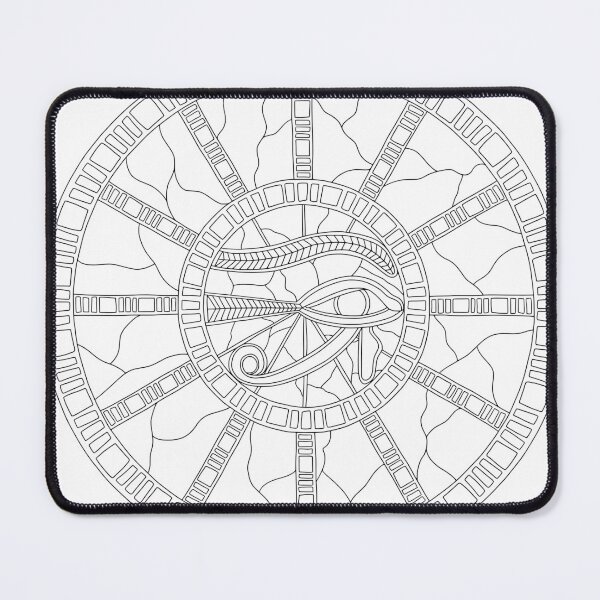 Item preview, Amun Re Mandala — Black Outline designed and sold by TheMandalaLady.