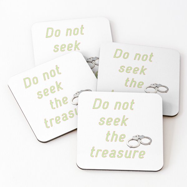 Item preview, DO NOT SEEK THE TREASURE, LETTERS  designed and sold by CraktmanShop.