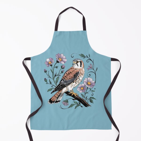 Item preview, American Kestrel Among Lavender Blooms designed and sold by BirdsnStuff.