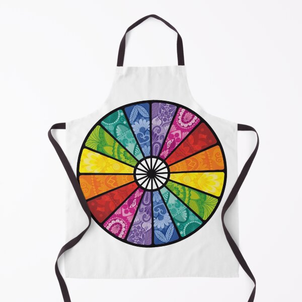 Item preview, Rainbow Mandala Wheel designed and sold by ChaosAndLace.