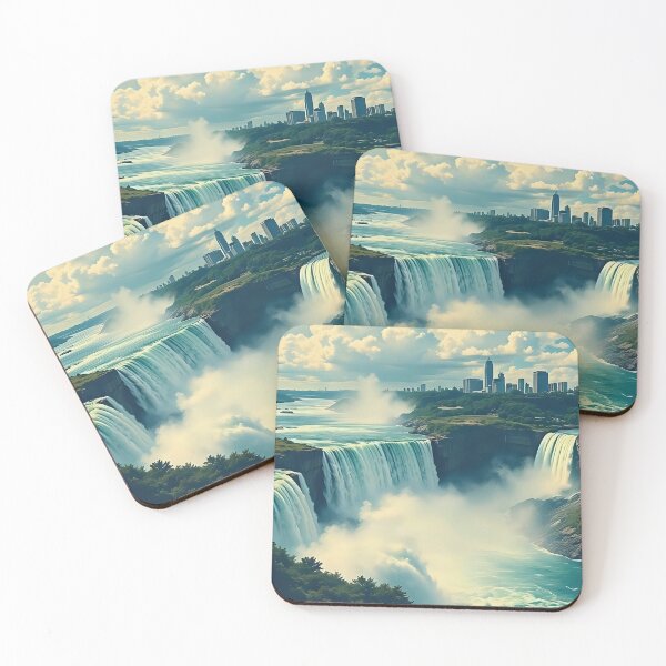 Item preview, Vintage Niagara Falls - Canada Poster designed and sold by FestivityFinds.
