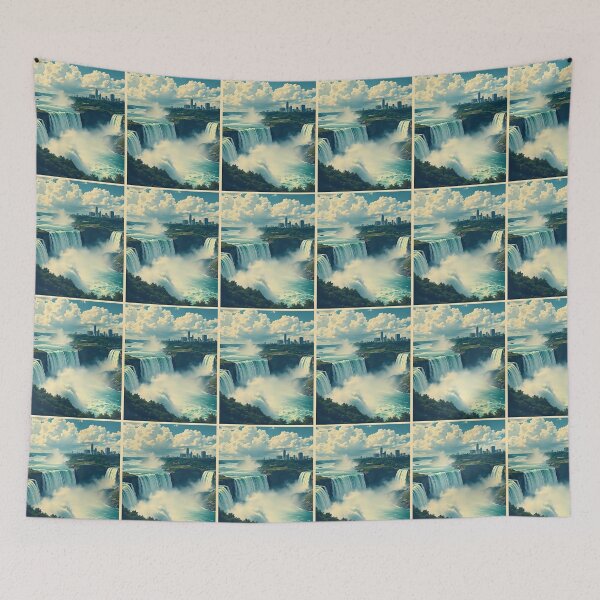 Item preview, Vintage Niagara Falls - Canada Poster designed and sold by FestivityFinds.