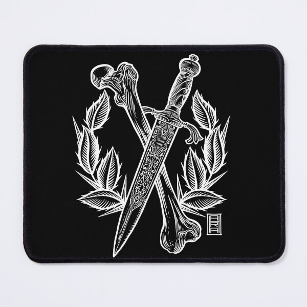 Item preview, Sword and bone in white designed and sold by Midnight-Briar.