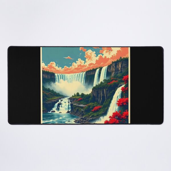 Item preview, Niagara Falls Poster designed and sold by FestivityFinds.