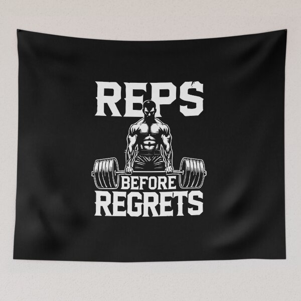 Item preview, Reps Before Regrets - Gym Workout Motivational designed and sold by chantastical.