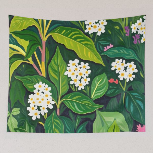 Item preview, Beneath The Jungle Canopy, Nature Plants Botanical designed and sold by 83oranges.com.