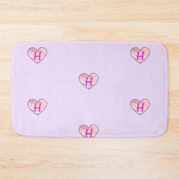 Item preview, Heart Pink Clouds “H” designed and sold by CEvansArt.