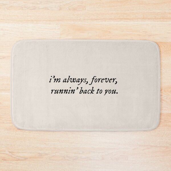 Item preview, spring into summer lyrics by lizzy mcalpine im always forever running back to you  designed and sold by Kyna Arts.