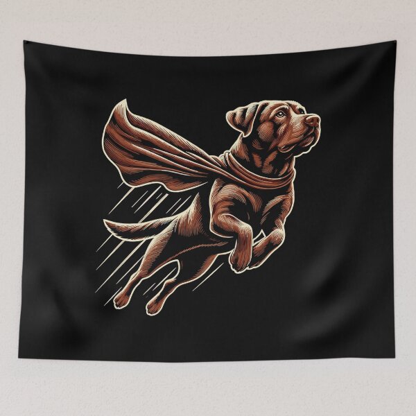 Item preview, Super dog brown Labrador Labi Labbi gift designed and sold by Pineapple-Tree.