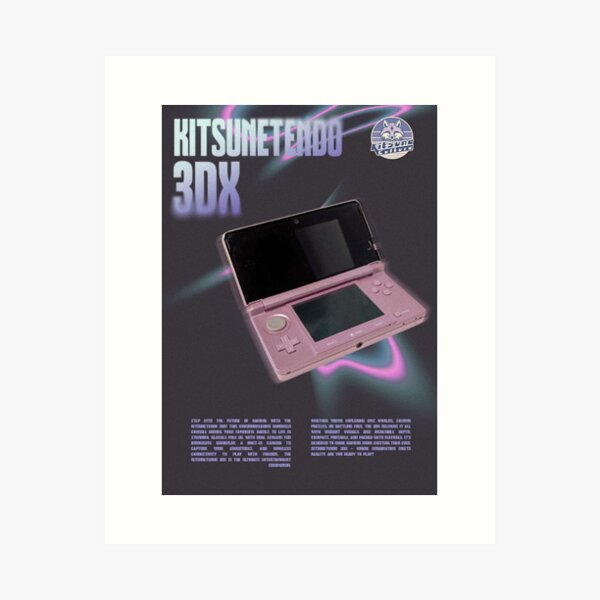 Item preview, Kitsunetendo Mock-Ad designed and sold by Kitsune-Culture.