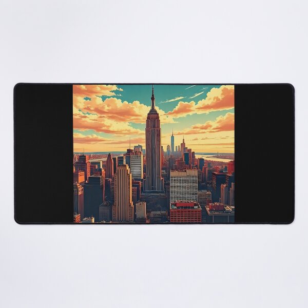 Item preview, New York Manhattan City Poster designed and sold by FestivityFinds.