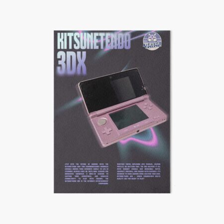 Item preview, Kitsunetendo Mock-Ad designed and sold by Kitsune-Culture.