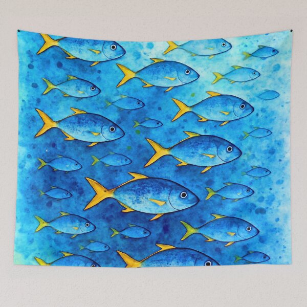 Item preview, Blue Depths and Golden Tails 3 designed and sold by ChrisButler.