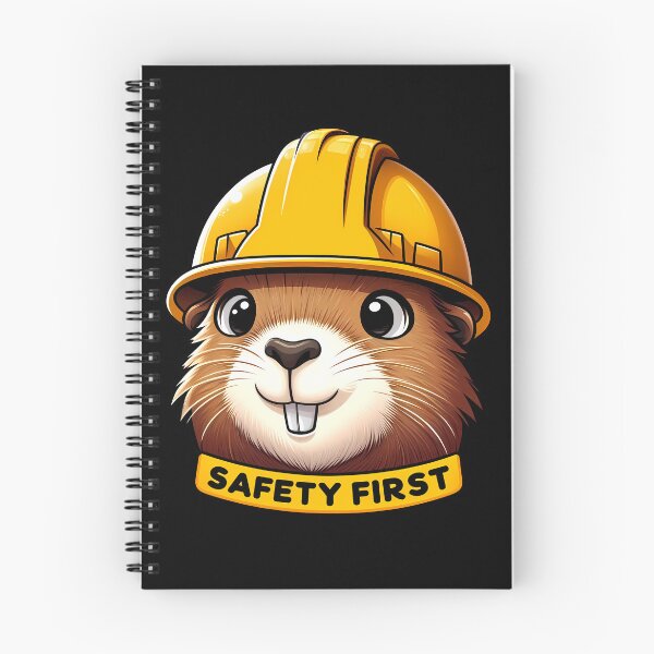 Item preview, Capibara Safety First designed and sold by Funny Vintage Stickers And T-Shirts.