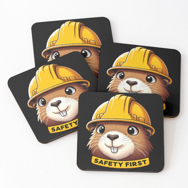 Item preview, Capibara Safety First designed and sold by Funny Vintage Stickers And T-Shirts.