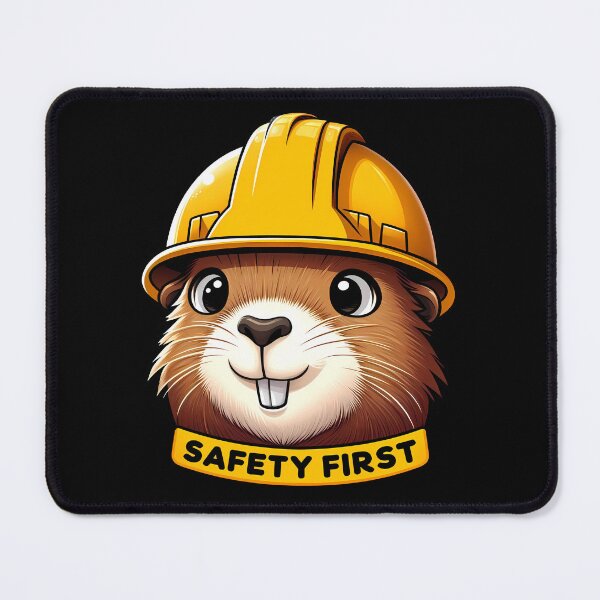 Item preview, Capibara Safety First designed and sold by Funny Vintage Stickers And T-Shirts.