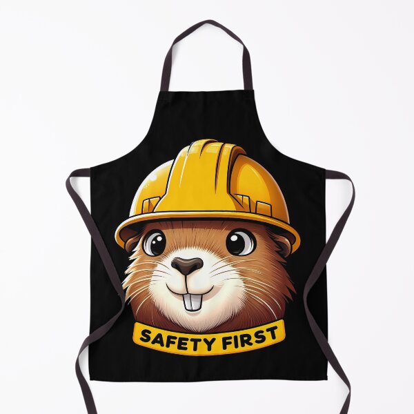 Item preview, Capibara Safety First designed and sold by Funny Vintage Stickers And T-Shirts.