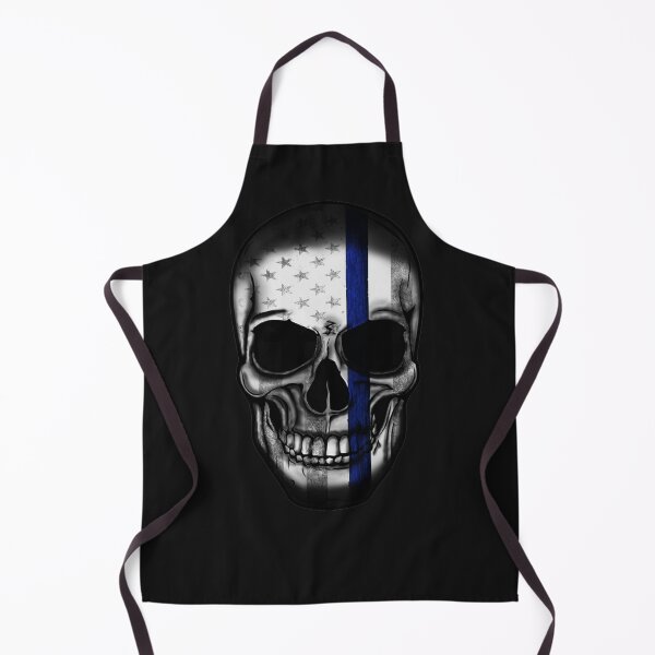 Item preview, Blue Line Smiling Skull designed and sold by Blue Line Hub.